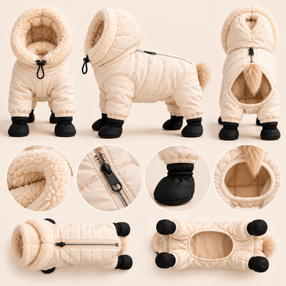 PuffPup™ Full-Body Dog Winter Suit