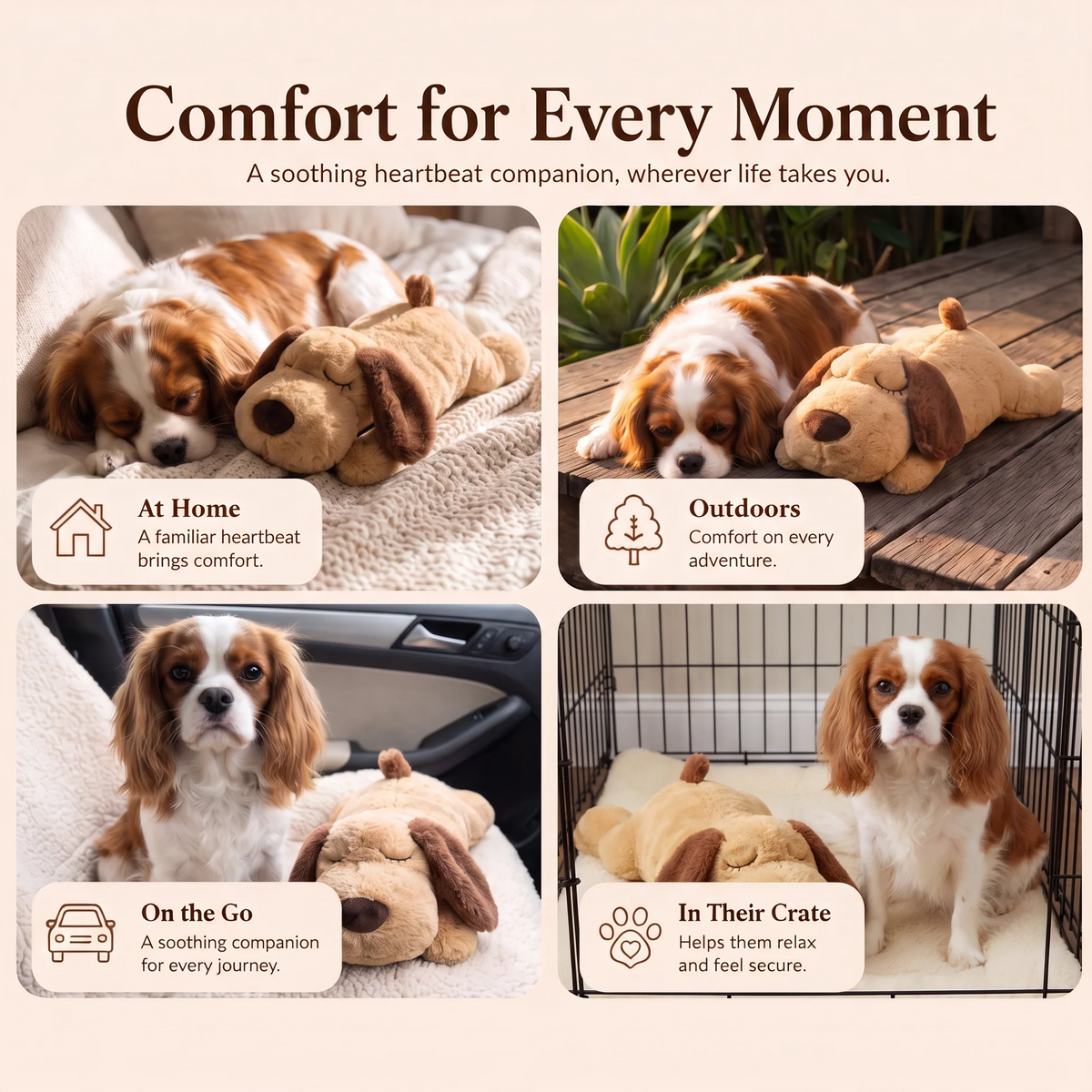 CalmlyCove™ Emotional Support Dog Plush